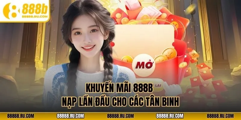 Khuyến mãi 888B nạp lần đầu cho các tân binh