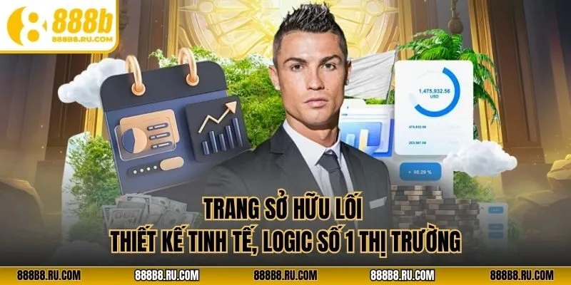 Trang sở hữu lối thiết kế tinh tế, logic số 1 thị trường